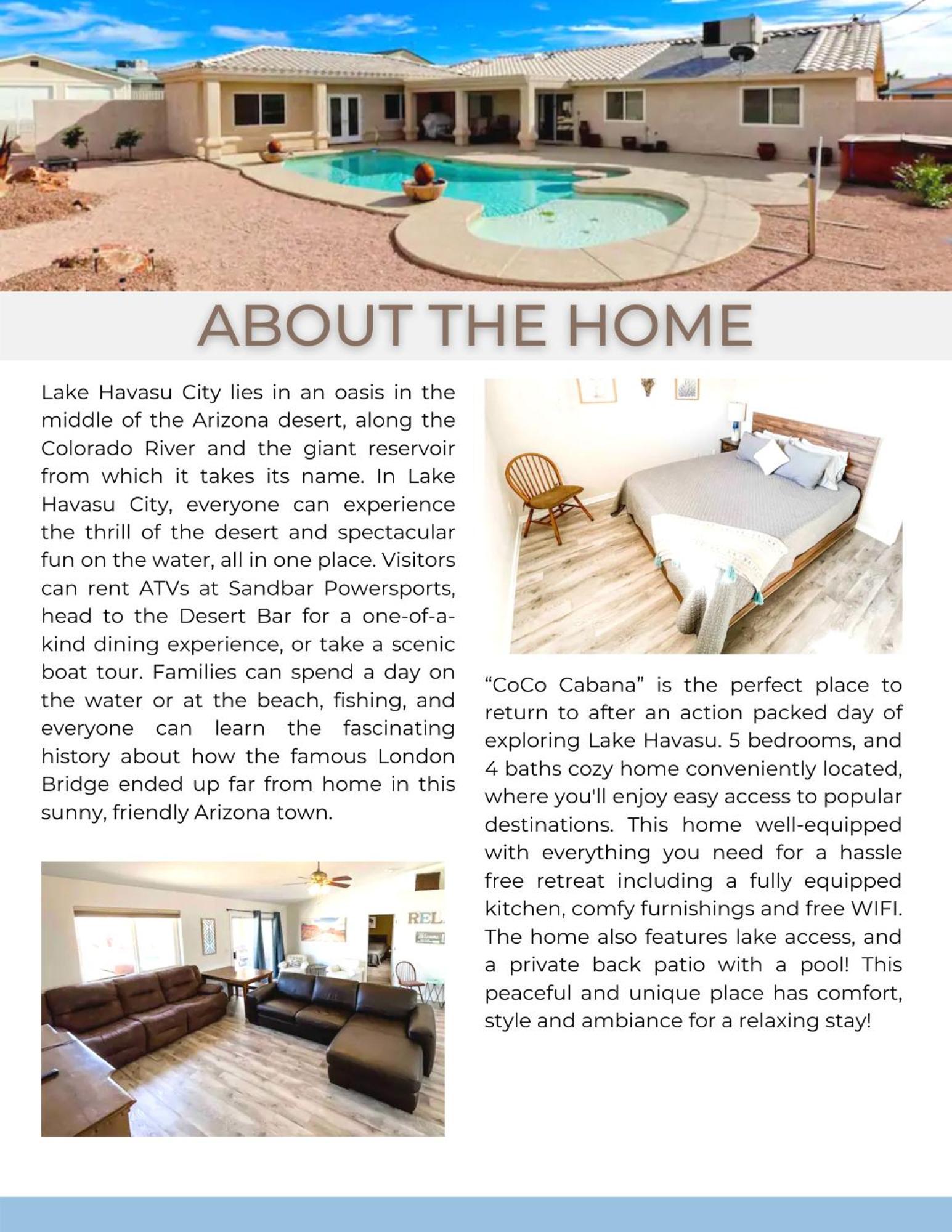 Private View On The Lake Side Of 95! Sleeps 16 เลคฮาวาซูซิตี้ ภายนอก รูปภาพ